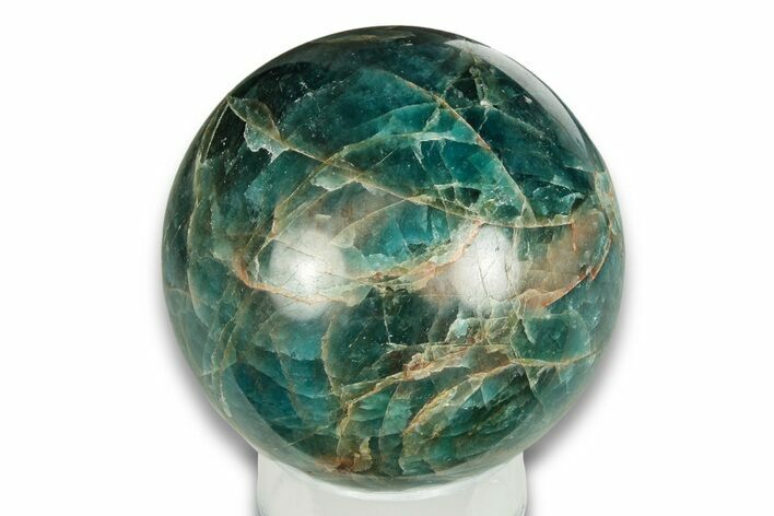 Bright Blue Apatite Sphere - Madagascar #249132